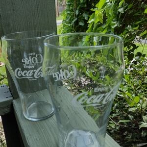 Vintage XL Bell Shape Coca-Cola Drinkware Set